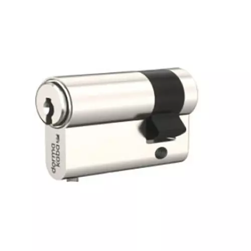 DORMA Euro Profile Cylinder Lock Penta Cross 44.5 mm (35.5 mm + 9 mm) Nickel Plated, 9200775
