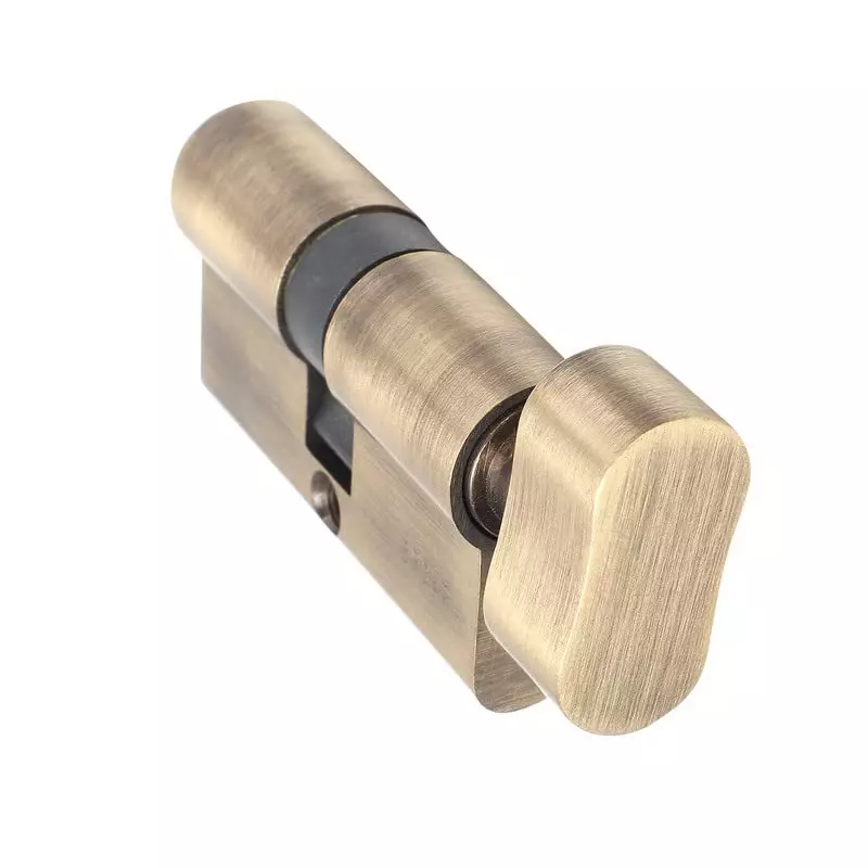 Link Euro Profile Cylinder Lock Hi-Tech Key One Side Key Zinc Antique Finish With 3 Keys 62 mm
