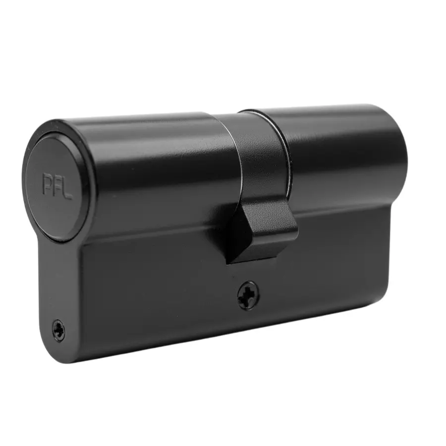 AIDO XL-C Euro Profile Cylinder with Both Side Key Brass 60 mm Glossy Black PVD Finish, XL-C 2603