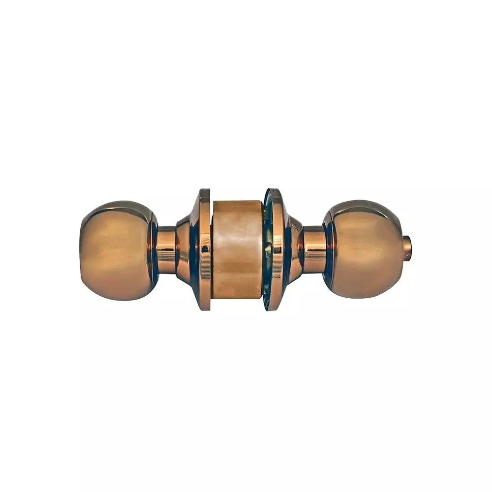 GODREJ Classic Cylindrical Lock Pin with 3 Keys 60 mm Backset Rose Gold Finish, 5835