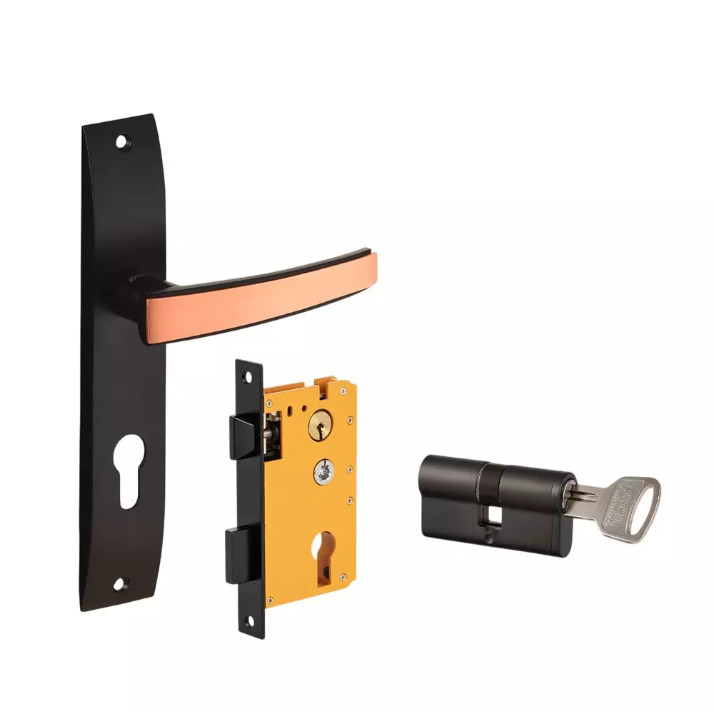 Dorset ML Series Amira Lock Sets With Both Side Key Cylinder 70 mm GMCU Finish, ML AMA