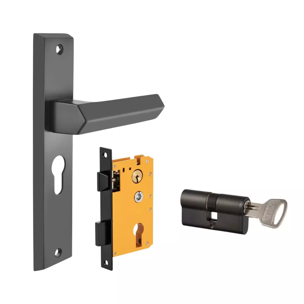 Dorset ML Series Unida Lock Sets With Both Side Key Cylinder 70 mm GM Finish, ML UND