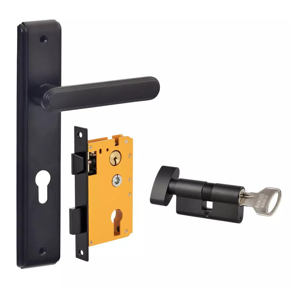 Dorset ML Series Zamor Lock Sets With Knob and Key Cylinder 60 mm GM Finish, ML ZAM OR