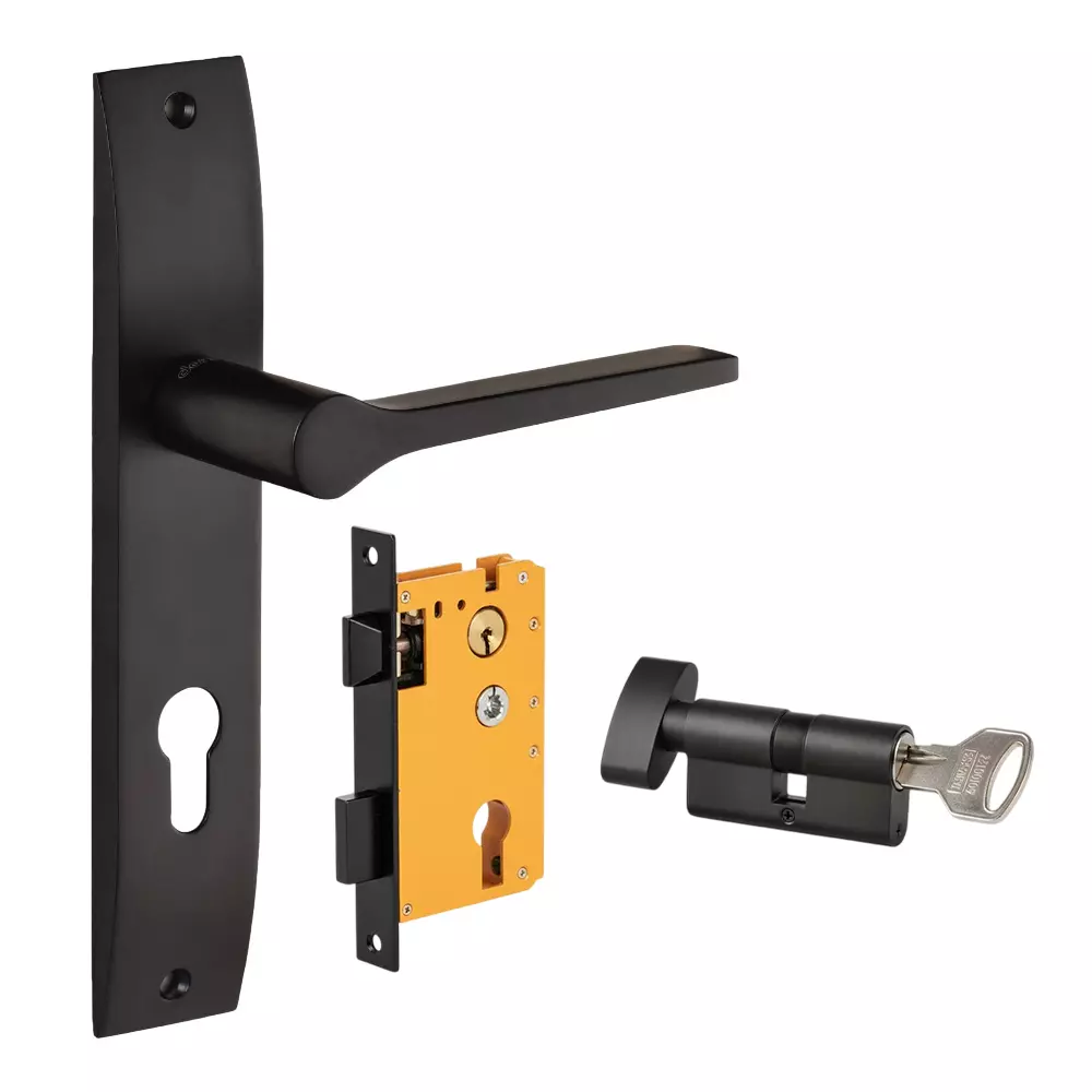 Dorset ML Series Chase Lock Sets With Knob and Key Cylinder 60 mm GM Finish, ML CHS OR