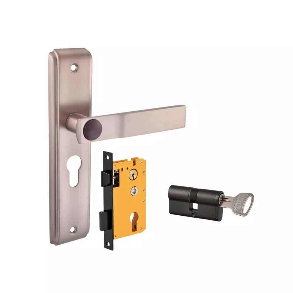 Dorset HL Series Luce Lock Sets With Both Side Key Cylinder 60 mm CBWD Finish, HL LCE