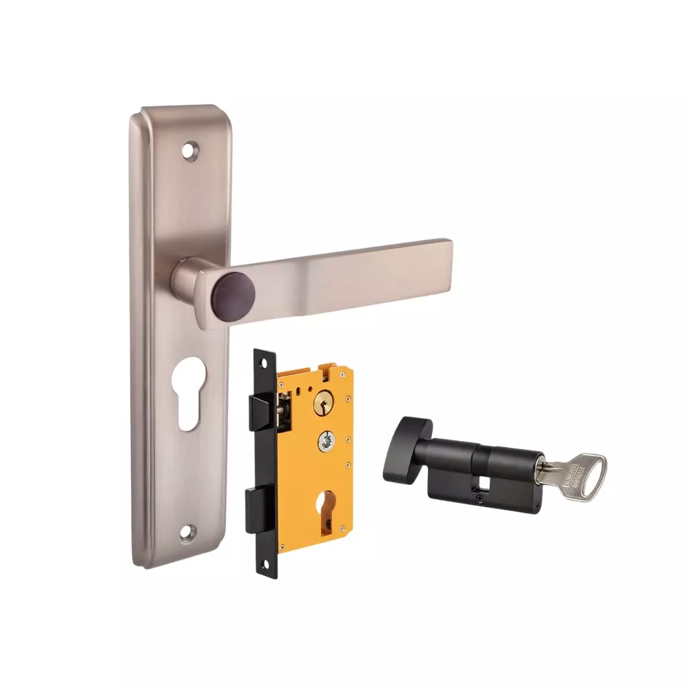 Dorset HL Series Luce Lock Sets With Knob and Key Cylinder 70 mm CBWD Finish, HL LCE