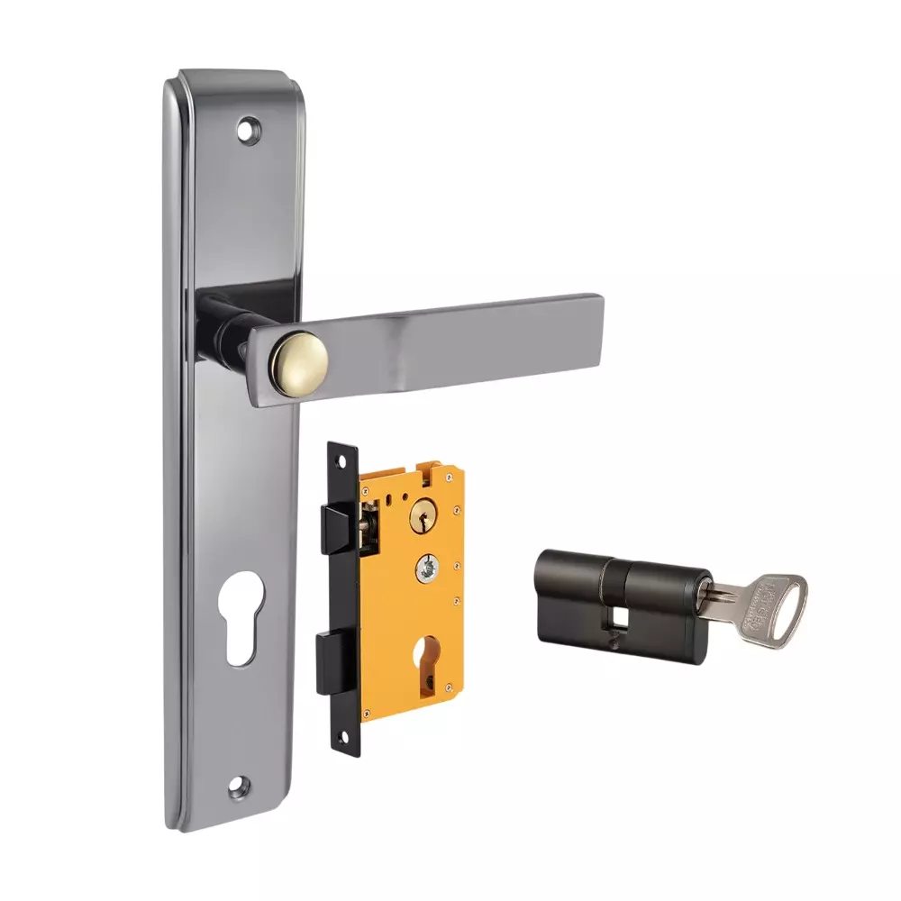 Dorset HL Series Luce Lock Sets With Both Side Key Cylinder 60 mm BNFG Finish, HL LCE