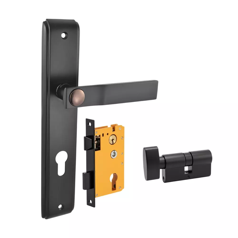 Dorset HL Series Luce Lock Sets With Knob and Key Cylinder 60 mm GMHG Finish, HL LCE