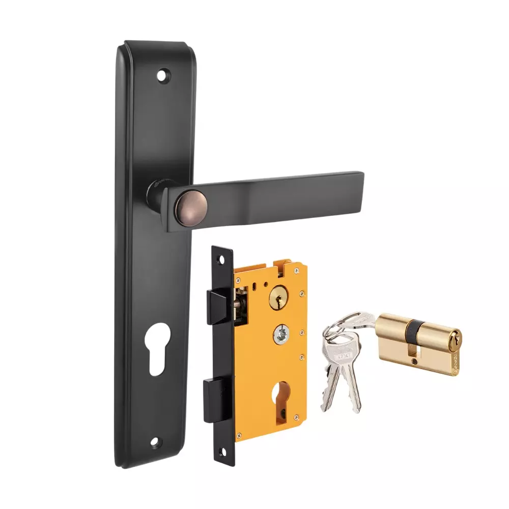 Dorset HL Series Luce Lock Sets With Both Side Key Cylinder 70 mm GMHG Finish, HL LCE