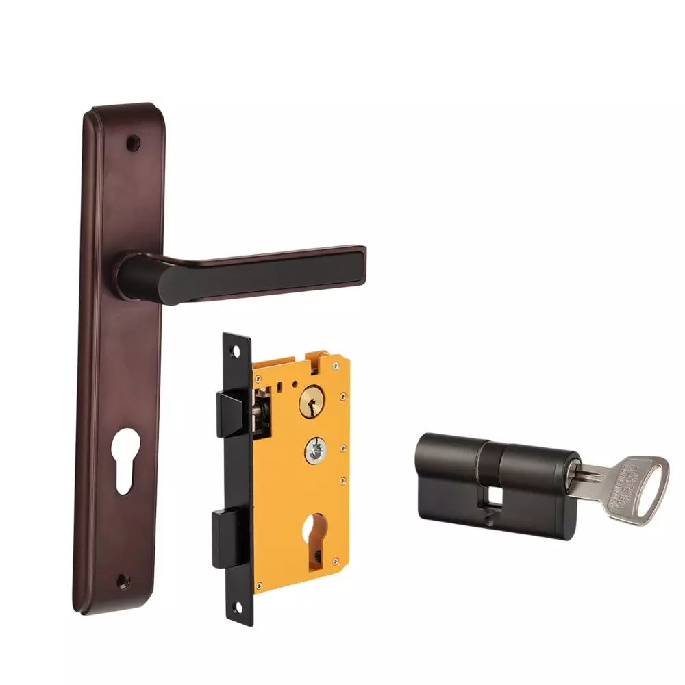 Dorset ML Series Amoli Lock Sets With Both Side Key Cylinder 70 mm MRGM Finish, ML AML
