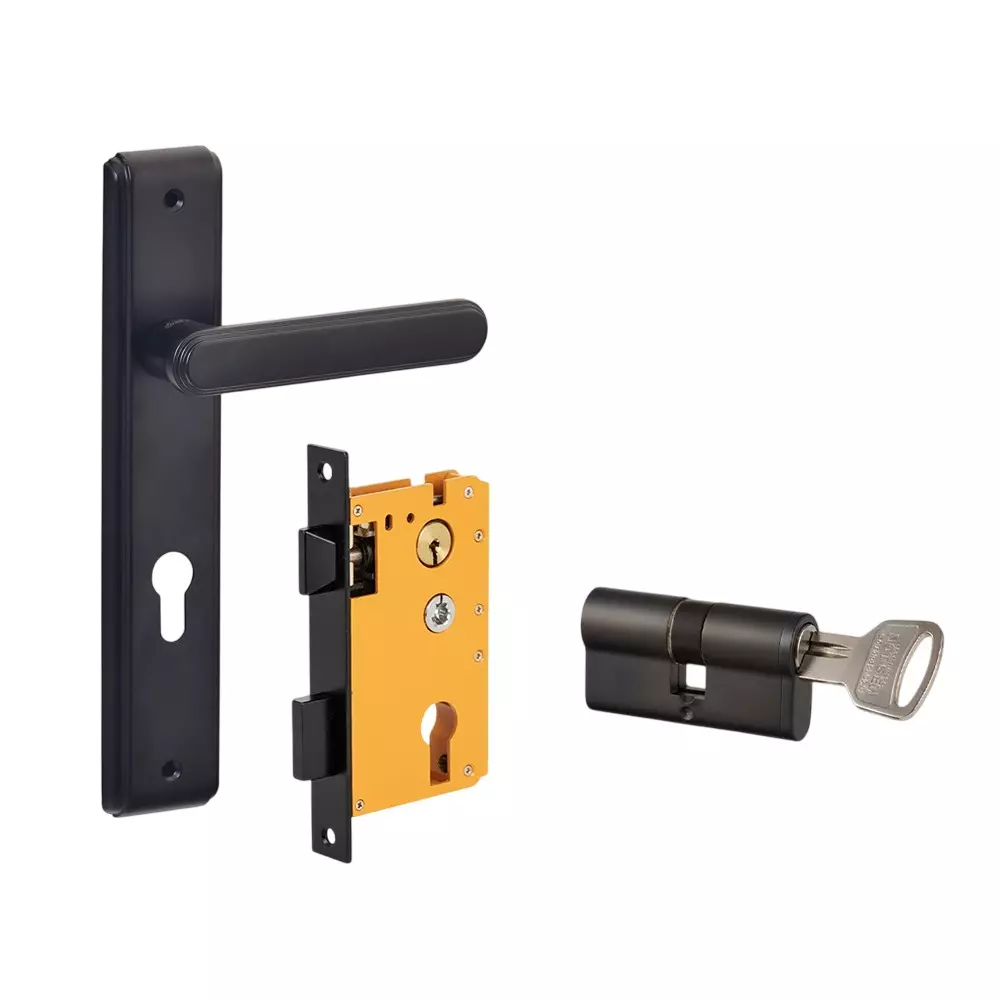 Dorset ML Series Zamor Lock Sets With Both Side Key Cylinder 60 mm GM Finish, ML ZAM