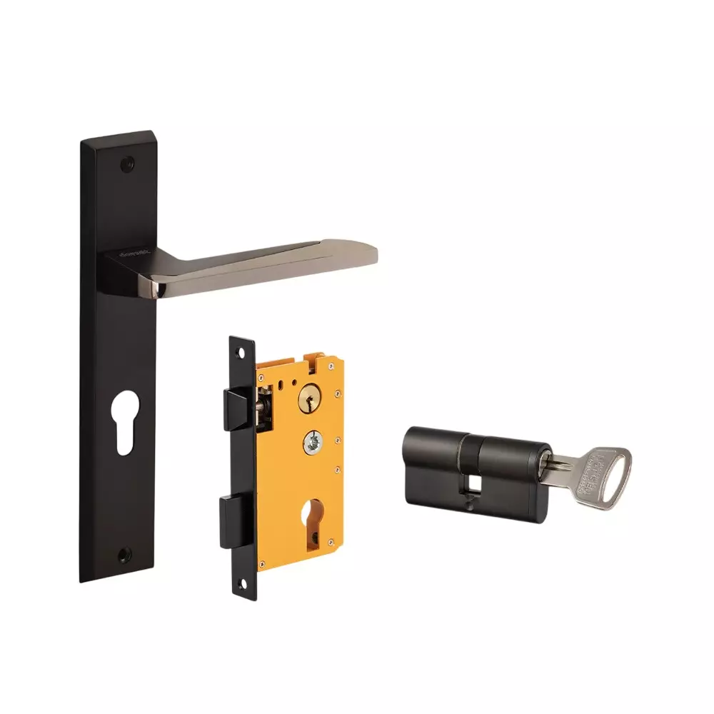 Dorset ML Series Rivaan Lock Sets 60 & 70 mm Size GMBN Finish with 242 mm Length, ML RVN