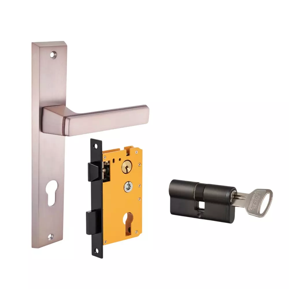 Dorset ML Series Fold Lock Sets With Both Side Key Cylinder 70 mm CBWD Finish, ML FOL