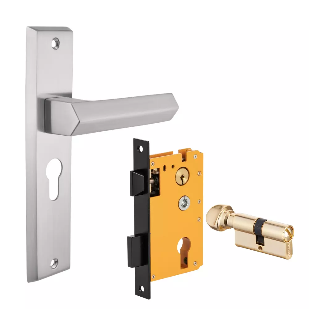 Dorset ML Series Unida Lock Sets With Coin and Knob Cylinder 70 mm SS Finish, ML UND