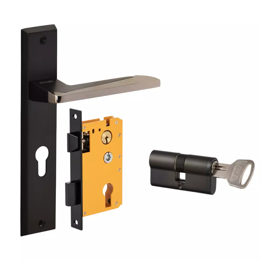 Dorset ML Series Rivaan Lock Sets With Both Side Key Cylinder 60 mm GMBN Finish, ML RVN OR