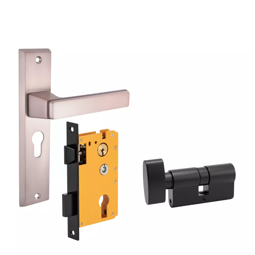 Dorset ML Series Fold Lock Sets With Coin and Knob Cylinder 60 mm CBWD Finish, HL FOL OR