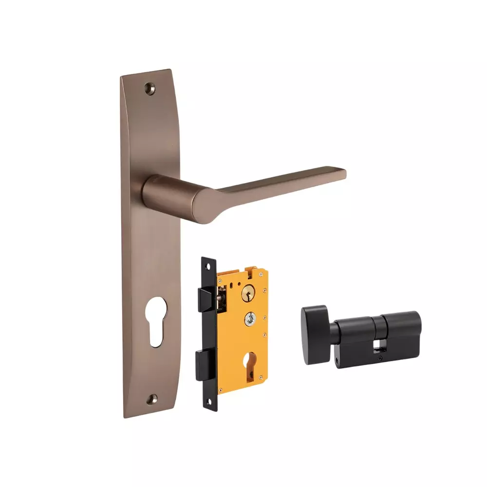 Dorset HL Series Chase Lock Sets with Coin and Knob Cylinder 70 mm CB Finish, HL CHS