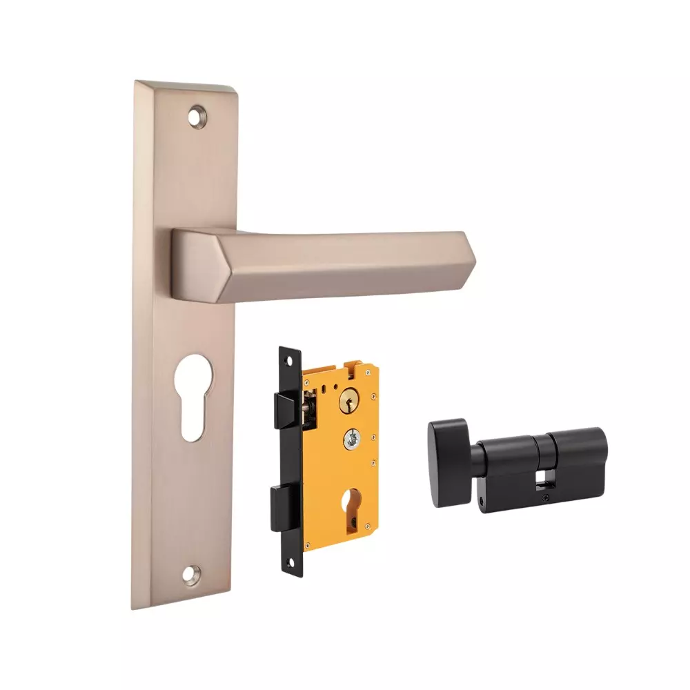 Dorset HL Series Unida Lock Sets with Coin and Knob Cylinder 70 mm CB Finish, HL UND