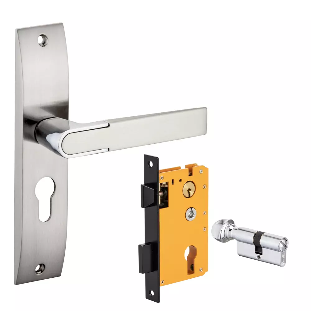 Dorset ML Series Zovi Lock Sets With Coin and Knob Cylinder 70 mm SC Finish, ML ZOV
