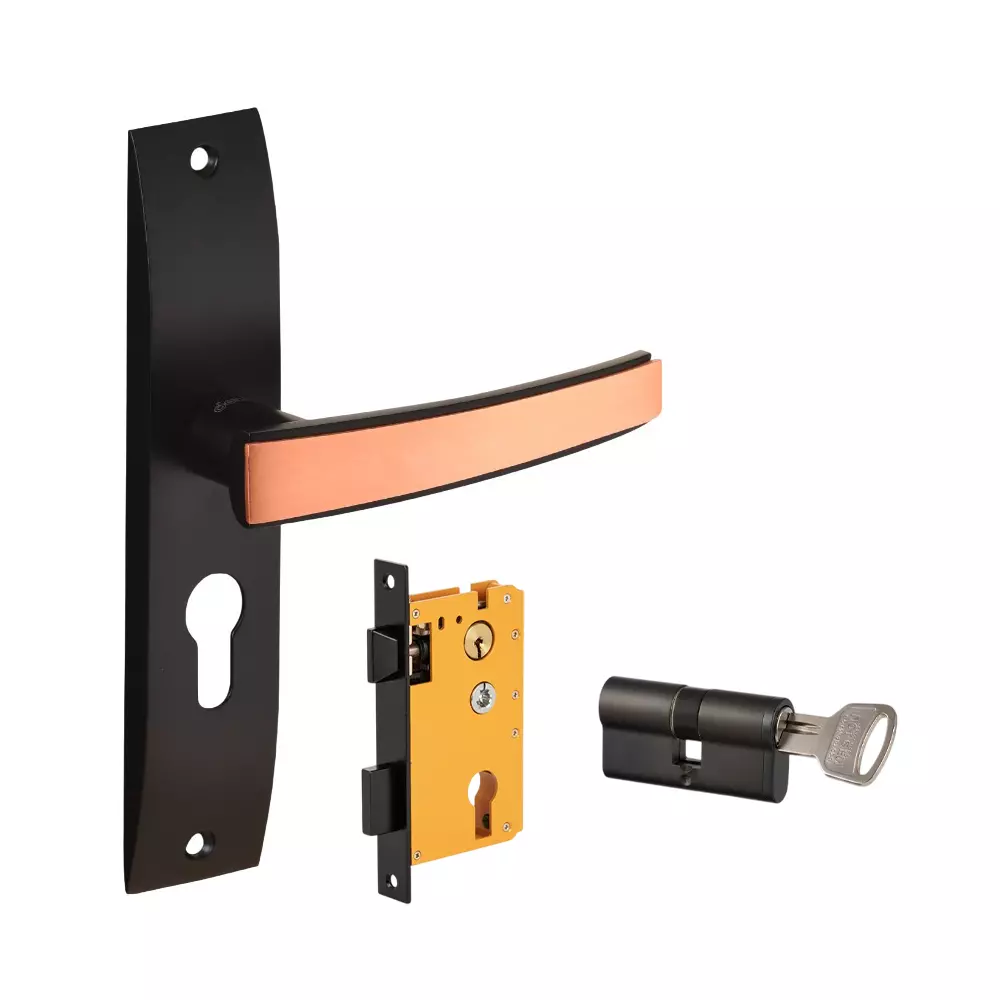 Dorset ML Series Amira Lock Sets With Both Side Key Cylinder 70 mm GMCU Finish, ML AMA OR