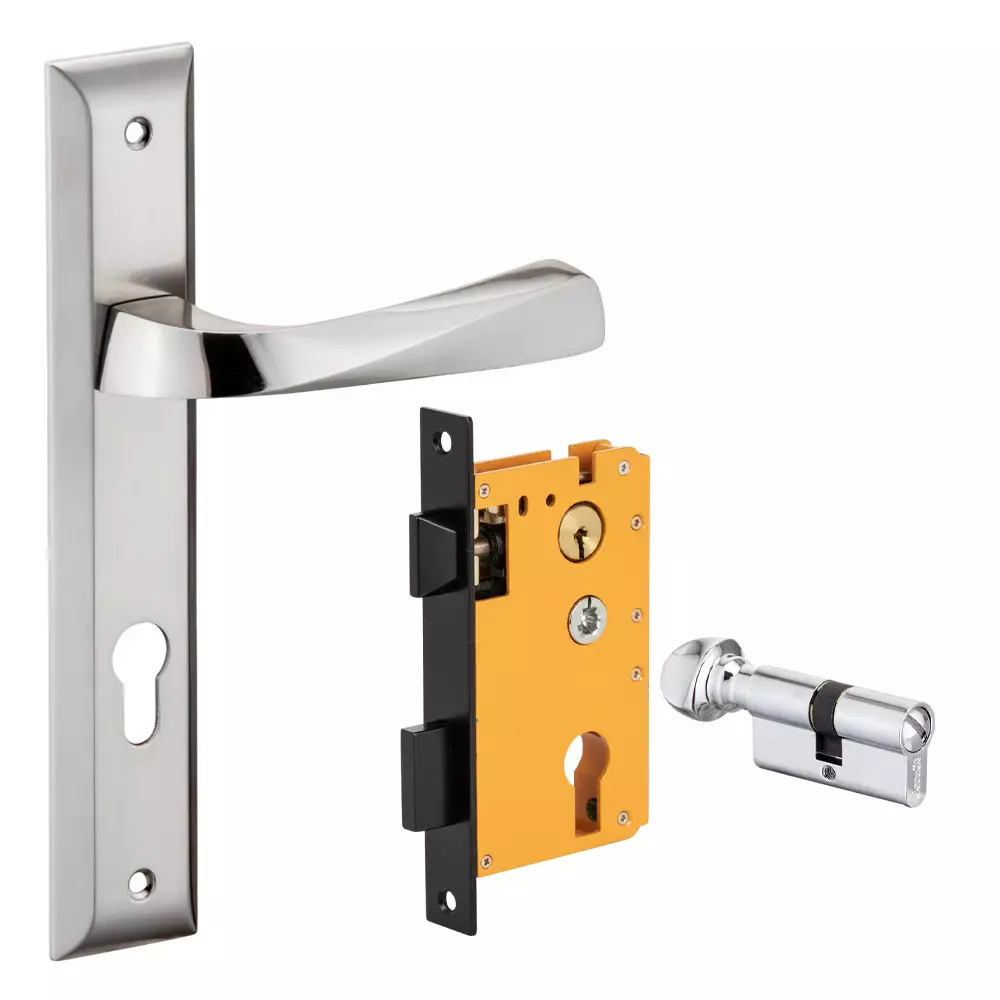 Dorset ML Series Noha Lock Sets With Coin and Knob Cylinder 60 mm SC Finish, ML NO OR