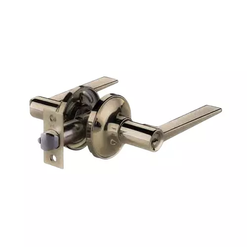 Yale Bathroom Lever Lock 60/70 mm 5 Pin Brass Antique Brass Finish, L 6512 US5