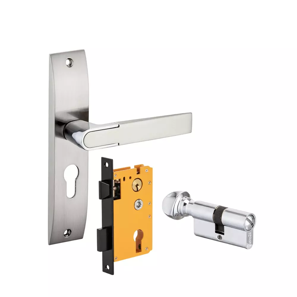 Dorset HL Series Zovi Lock Sets With Coin and Knob Cylinder 60 mm SC Finish, HL ZOV