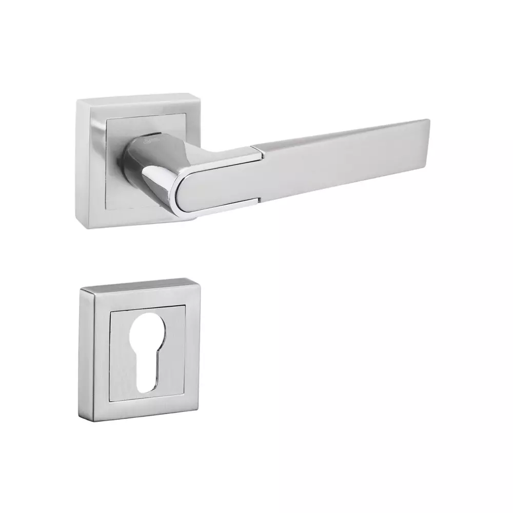 Dorset HL Series Zovi Lock Sets With Knob and Key Cylinder 70 mm SC Finish, HL ZOV