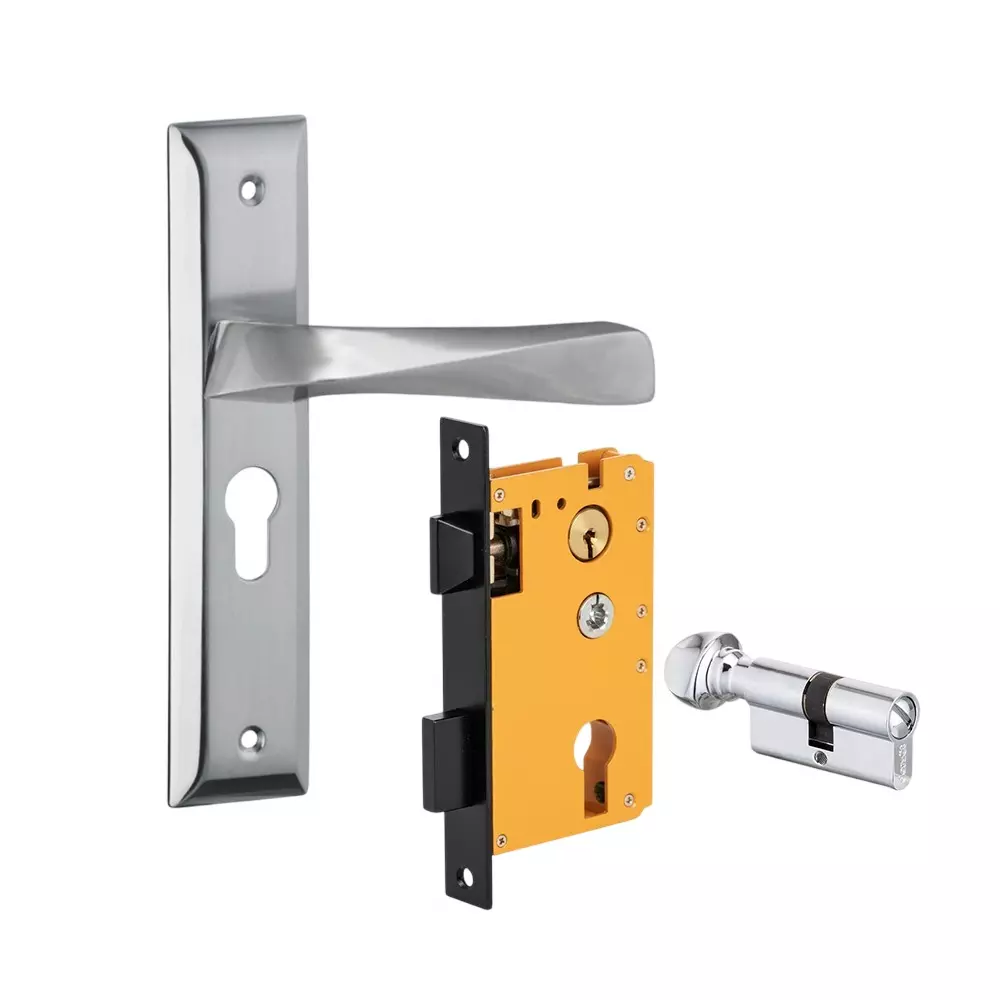 Dorset HL Series Noha Lock Sets With Coin and Knob Cylinder 70 mm SS Finish, HL NO