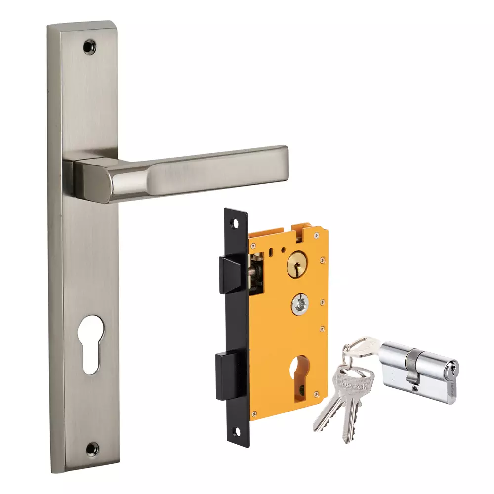 Dorset ML Series Texa Lock Sets With Both Side Key Cylinder 70 mm SC Finish, ML TEX