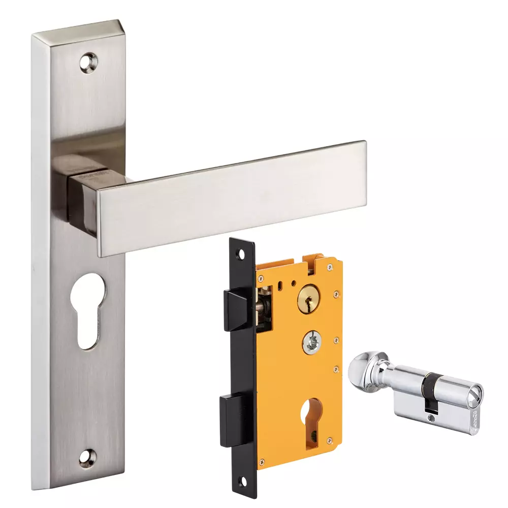 Dorset ML Series Elina Lock Sets With Coin and Knob Cylinder 60 mm SS Finish, ML ELN
