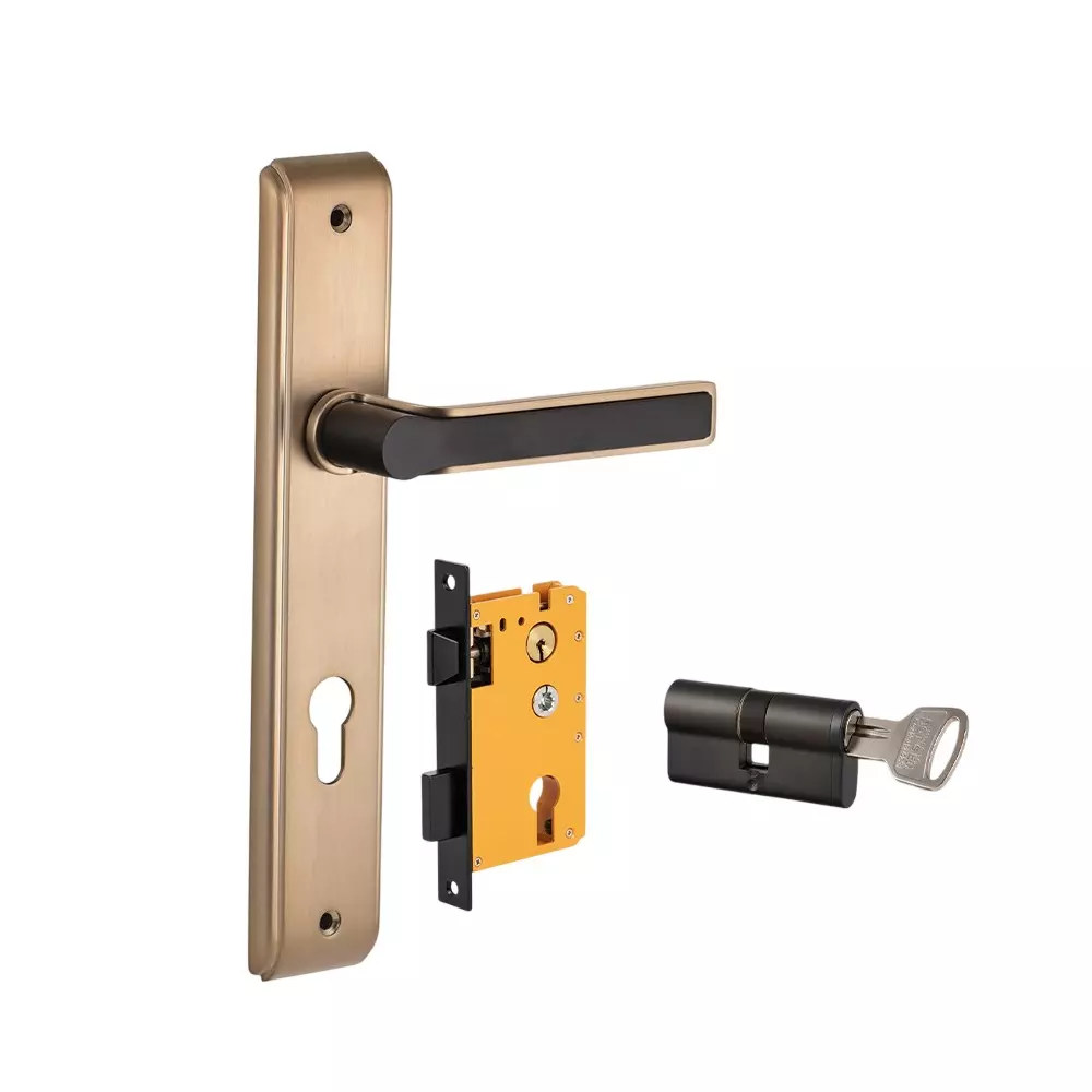 Dorset HL Series Amoli Lock Sets with Both Side Key Cylinder 70 mm CBGM Finish, HL AML