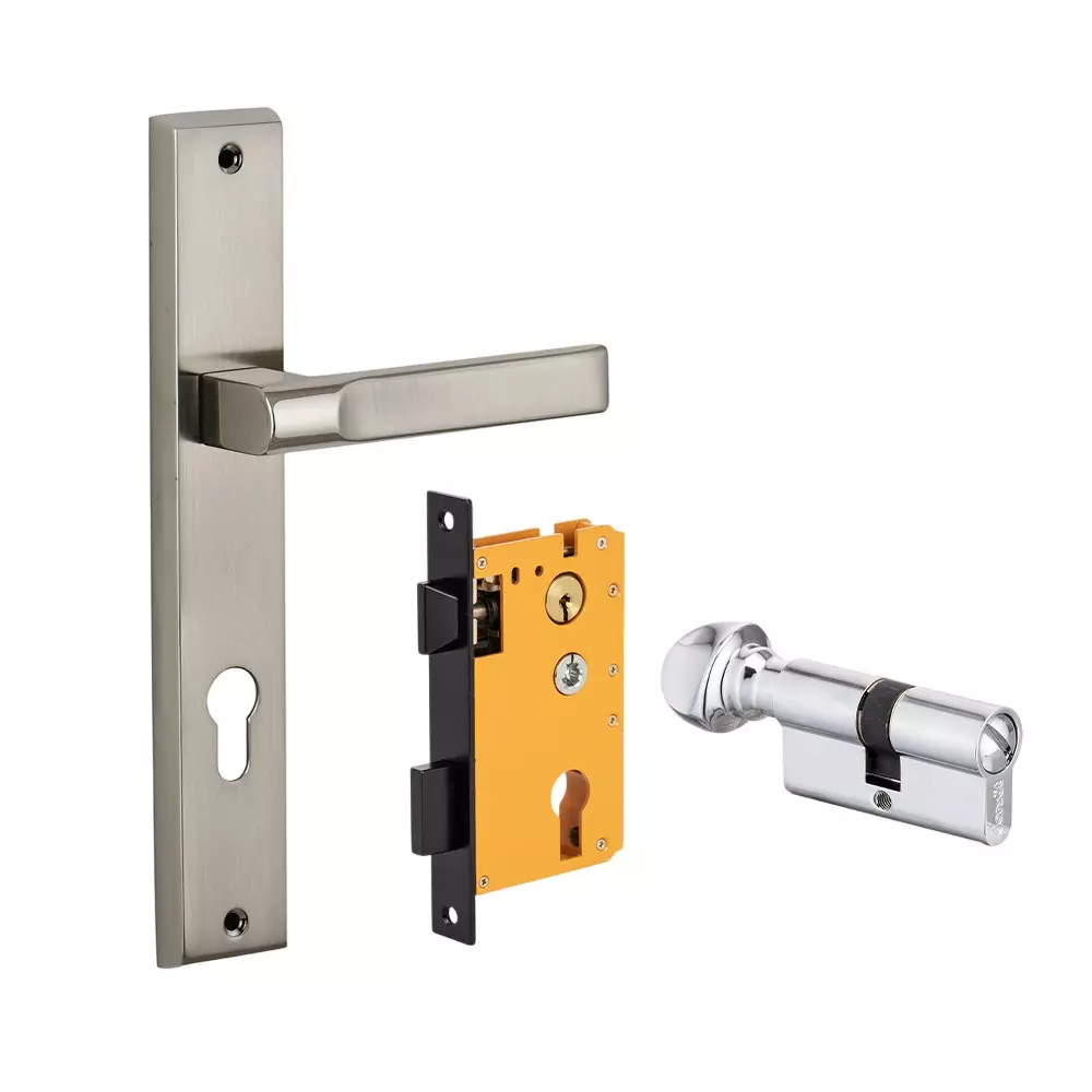 Dorset HL Series Texa Lock Sets With Coin and Knob Cylinder 70 mm SC Finish, HL TEX