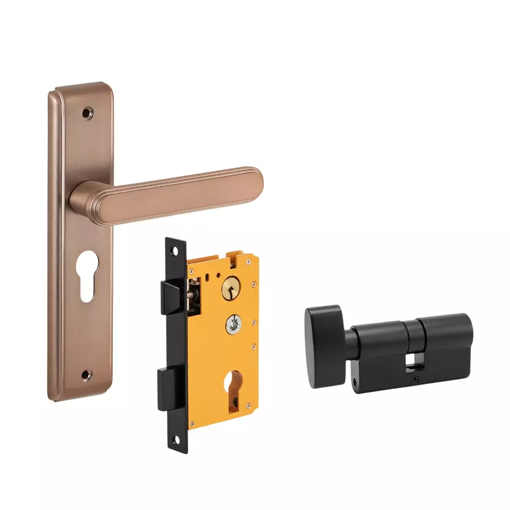 Dorset ML Series Zamor Lock Sets With Coin and Knob Cylinder 70 mm CB Finish, ML ZAM