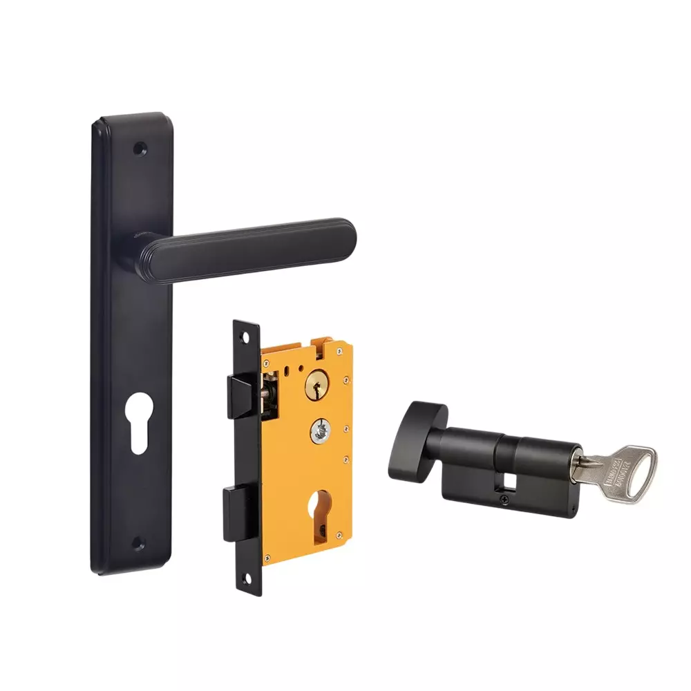 Dorset ML Series Zamor Lock Sets With Knob and Key Cylinder 60 mm GM Finish, ML ZAM