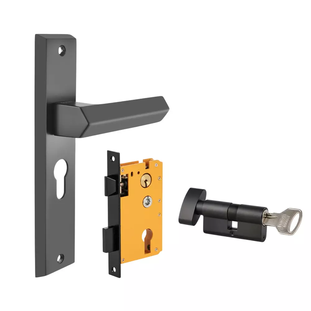 Dorset ML Series Unida Lock Sets With Knob and Key Cylinder 60 mm GM Finish, ML UND