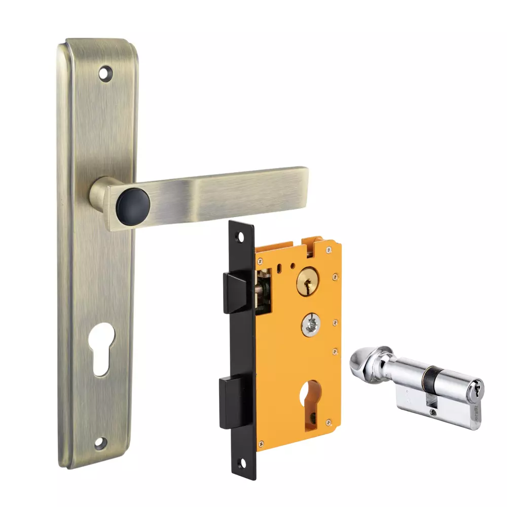 Dorset ML Series Luce Lock Sets With Knob and Key Cylinder 60 mm PTTM Finish, ML LCE OR