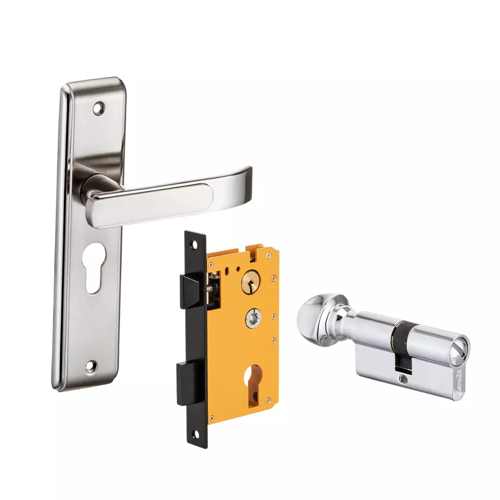Dorset HL Series Dash Lock Sets With Coin and Knob Cylinder 70 mm SS Finish, HL DAS