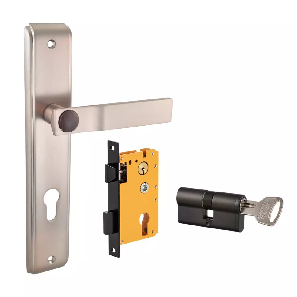 Dorset ML Series Luce Lock Sets With Both Side Key Cylinder 60 mm CBWD Finish, ML LCE