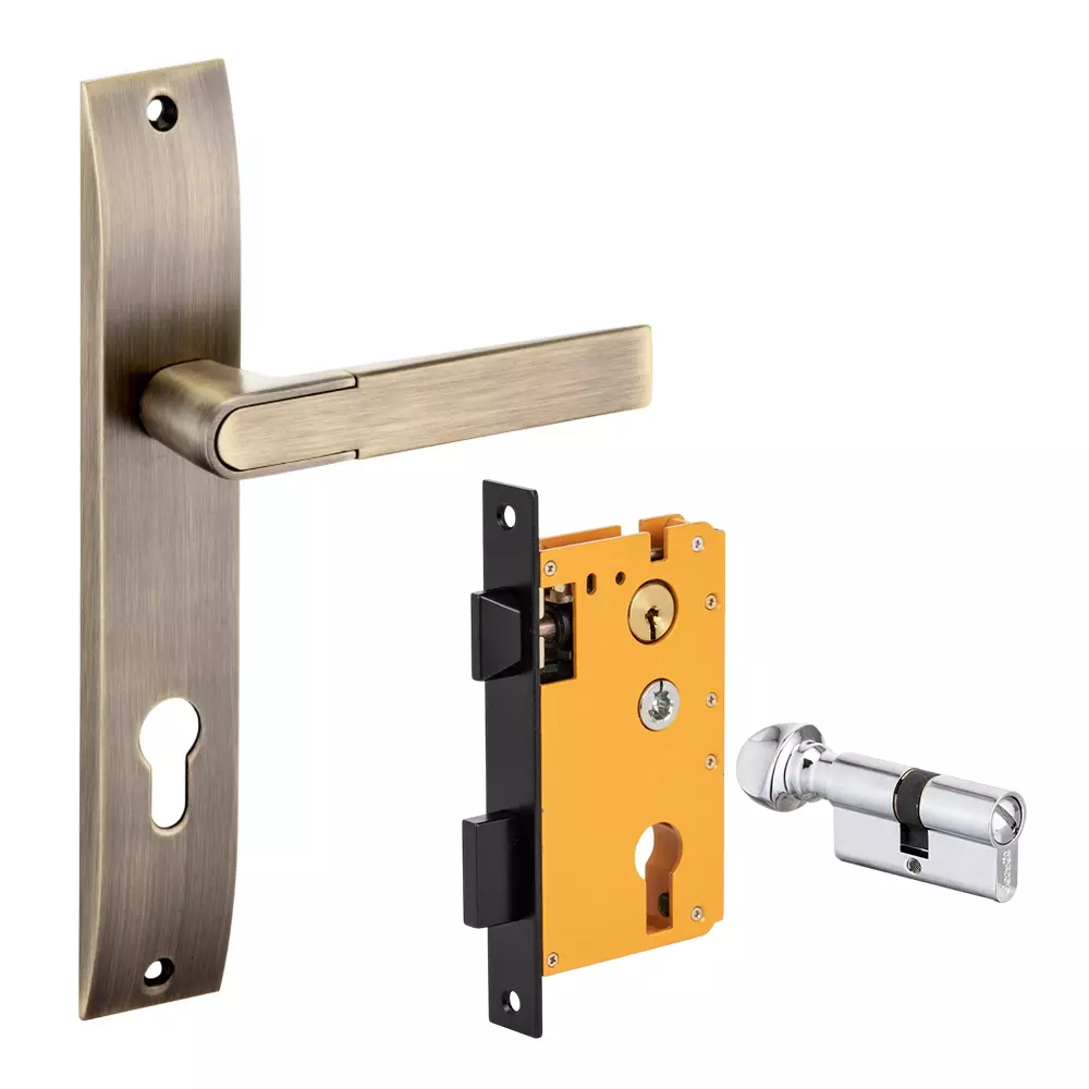 Dorset ML Series Zovi Lock Sets With Coin and Knob Cylinder 70 mm PT Finish, ML ZOV