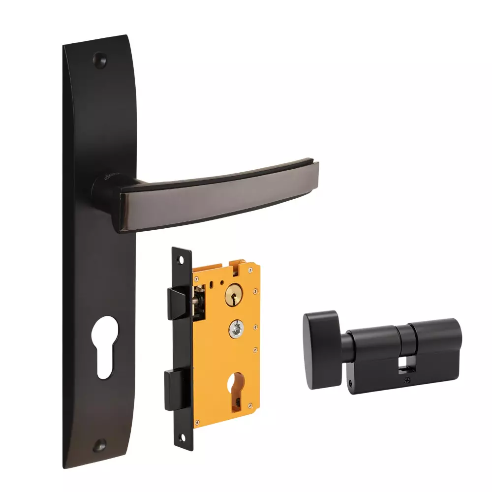 Dorset ML Series Amira Lock Sets With Coin and Knob Cylinder 70 mm GMBN Finish, ML AMA OR