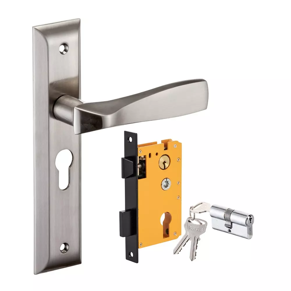 Dorset ML Series Stella Lock Sets With Both Side Key Cylinder 70 mm SS Finish, ML ST OR