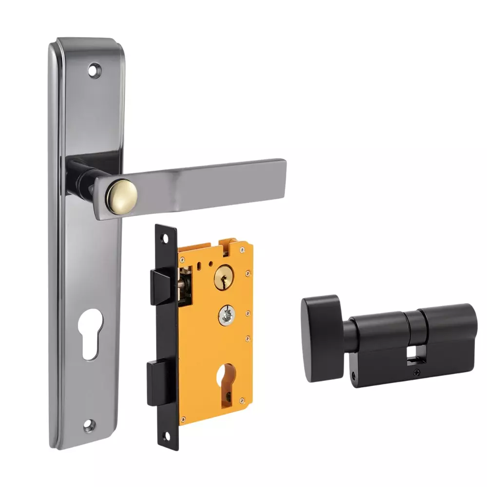 Dorset ML Series Luce Lock Sets With Coin and Knob Cylinder 60 mm BNFG Finish, ML LCE