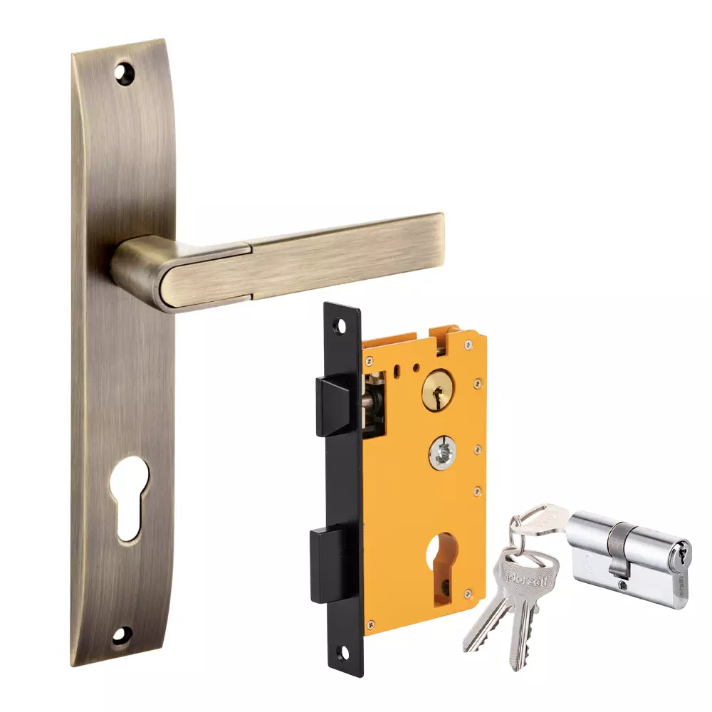 Dorset ML Series Zovi Lock Sets With Both Side Key Cylinder 60 mm PT Finish, ML ZOV