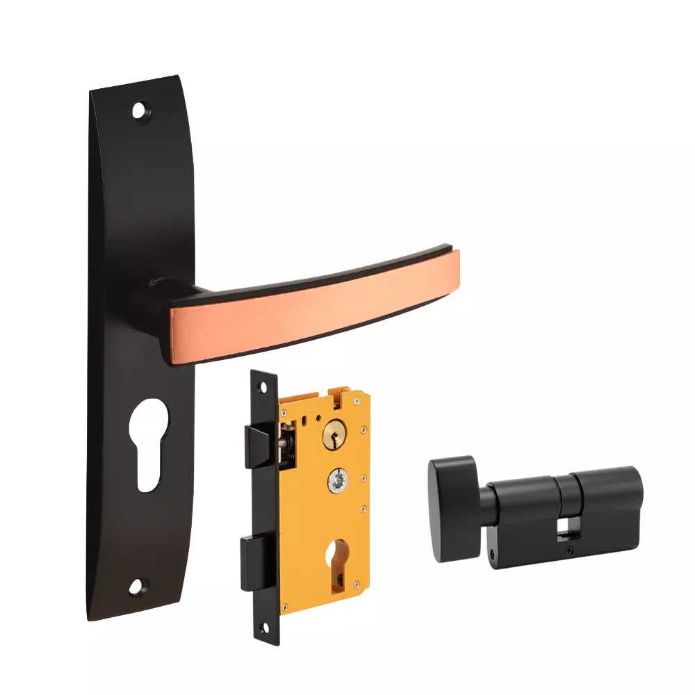 Dorset ML Series Amira Lock Sets With Coin and Knob Cylinder 70 mm GMCU Finish, ML AMA OR