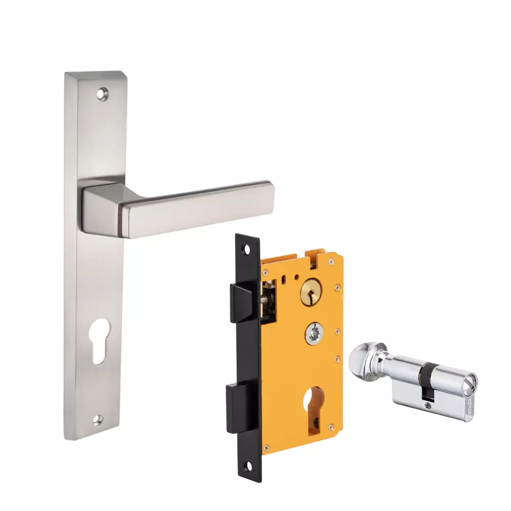 Dorset ML Series Fold Lock Sets With Coin and Knob Cylinder 70 mm SSWD Finish, ML FOL OR