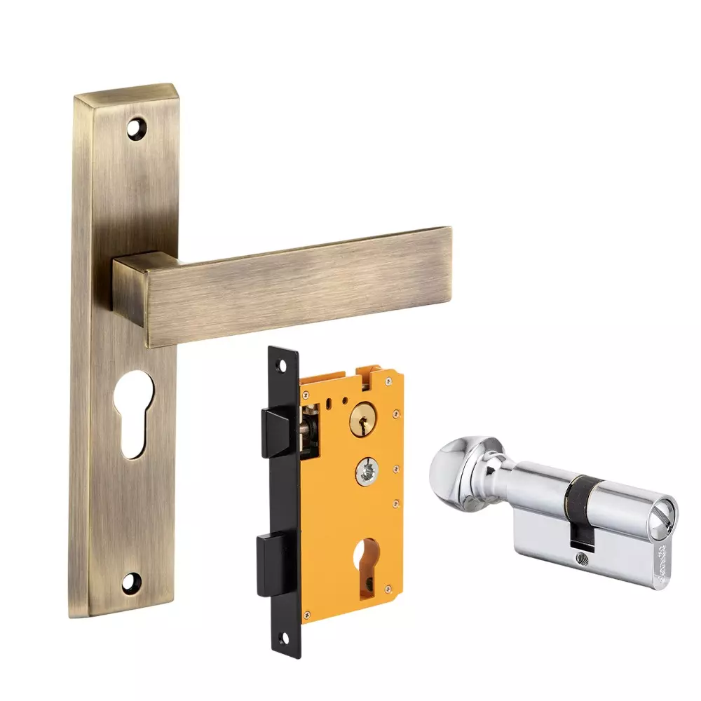 Dorset HL Series Elina Lock Sets With Coin and Knob Cylinder 70 mm PT Finish, HL ELN