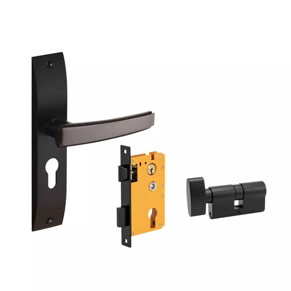 Dorset ML Series Amira Lock Sets With Coin and Knob Cylinder 70 mm GMBN Finish, ML AMA