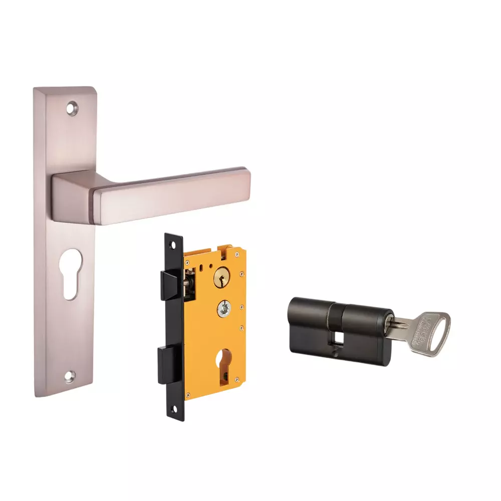 Dorset ML Series Fold Lock Sets With Both Side Key Cylinder 70 mm CBWD Finish, HL FOL OR