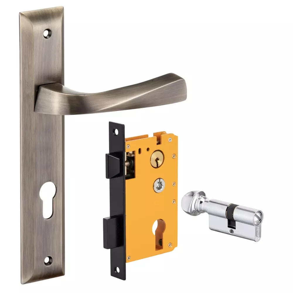 Dorset ML Series Noha Lock Sets With Coin and Knob Cylinder 70 mm PT Finish, ML NO OR